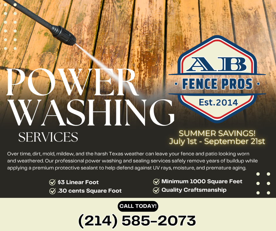 Summer-Savings-Stain-&-Power Washing-Restoration